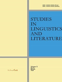 Studies in Linguistics and Literature