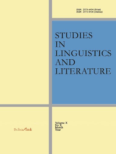 Studies in Linguistics and Literature